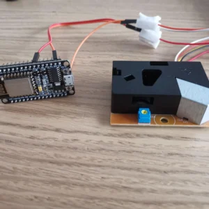 Air quality monitor using GP2Y1010AU0F sensor on micropython based ESP8266 NodeMCU and send data to MySQL