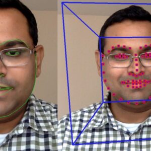 Facial Landmark Detection python using OpenCV