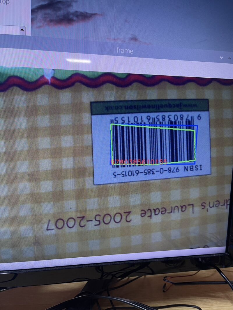 โปรแกรมอ่าน Barcode ด้วย python