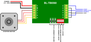 TB6560 Stepper Motor Driver with Arduino