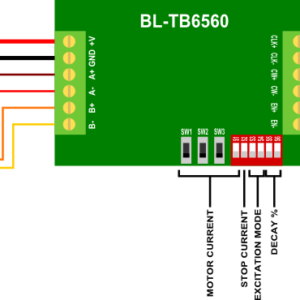 TB6560 Stepper Motor Driver with Arduino