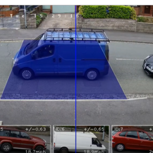 วัดความเร็วรถยนต์ ด้วย python (Vehicle speed detection using video processing)