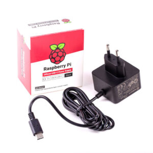 Raspberry Pi 15W USB-C Power Supply US - Black